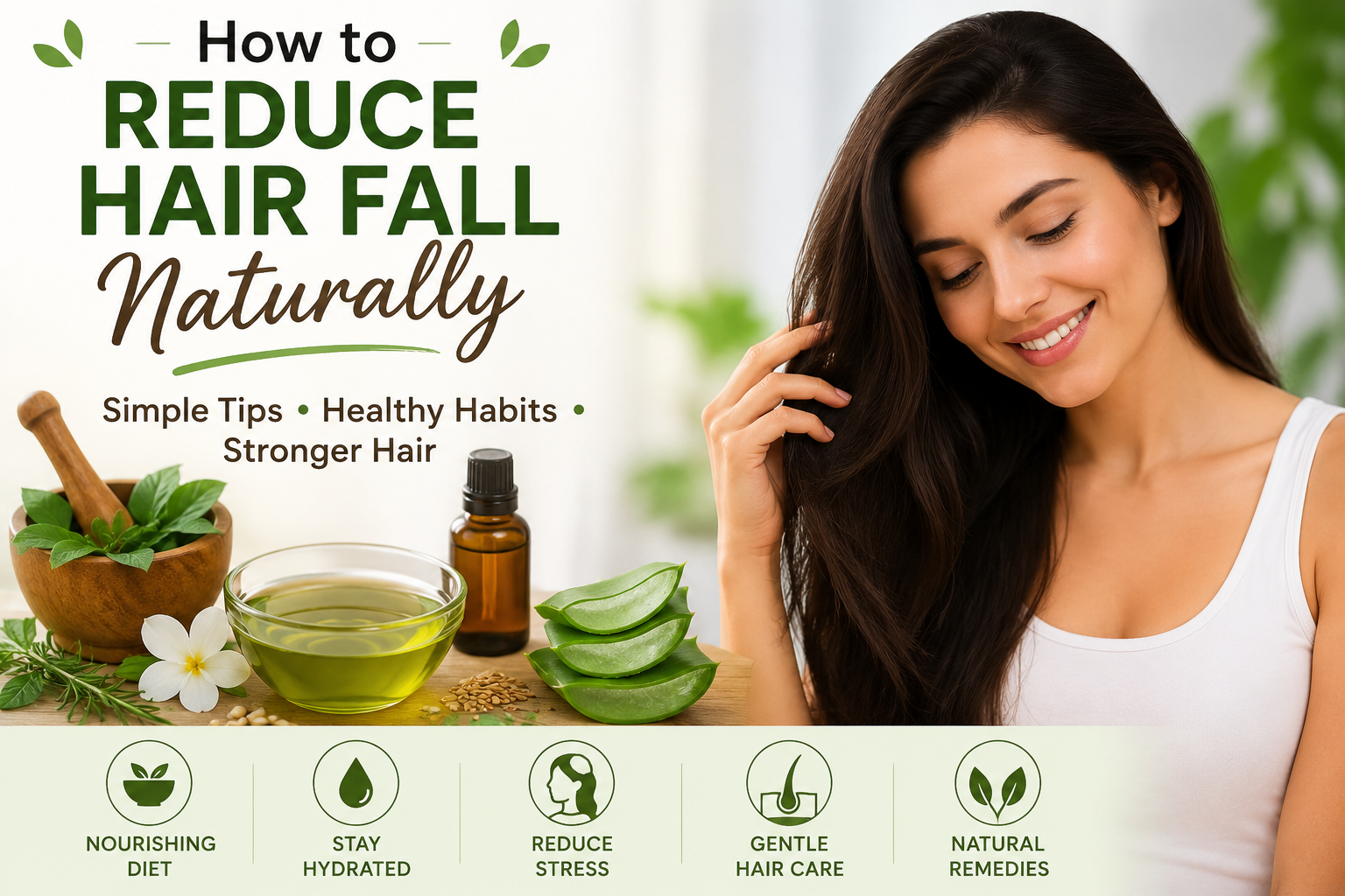 How to Reduce Hair Fall Naturally